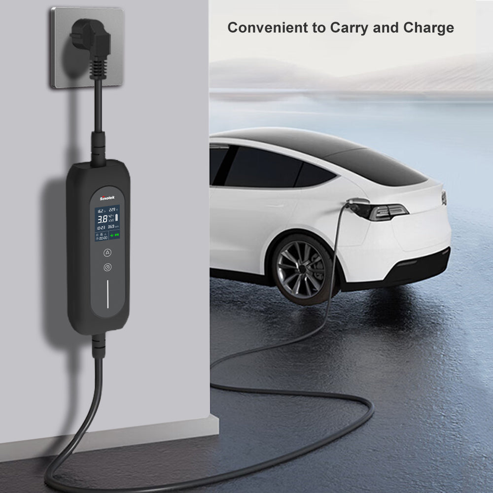 British square foot 13A electric vehicle charger 10 meters (Type 2)