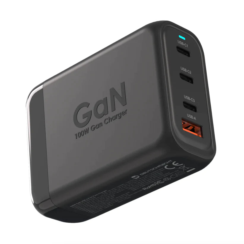 DM 100W GaN USB 4 plug fast charger