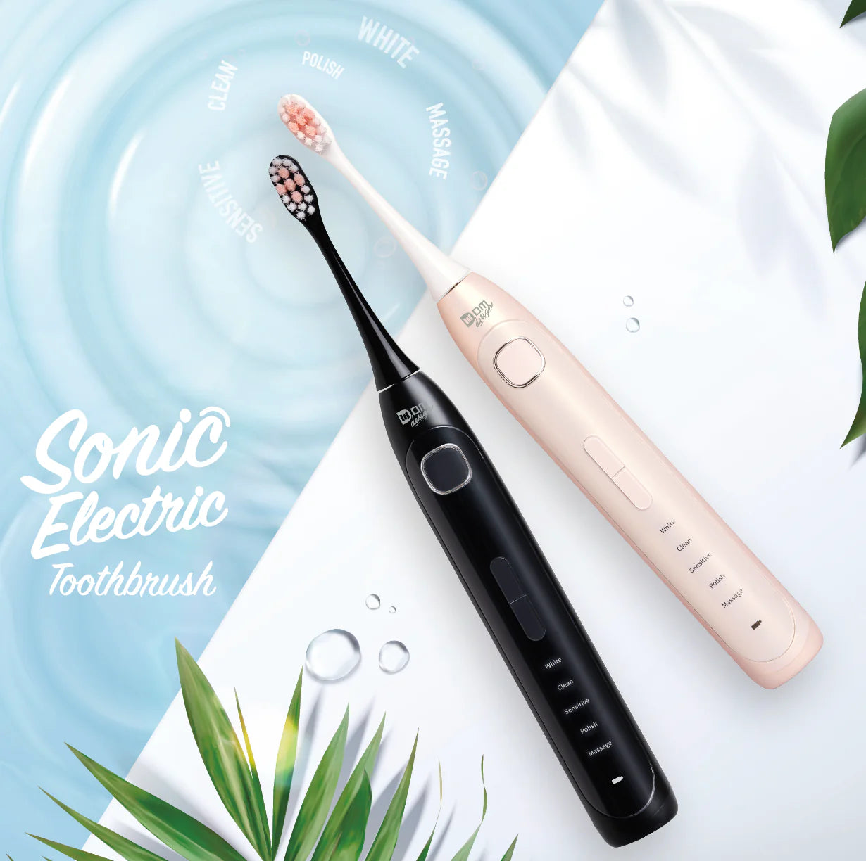 DM DM-SETB-RS Sonic Electric Toothbrush