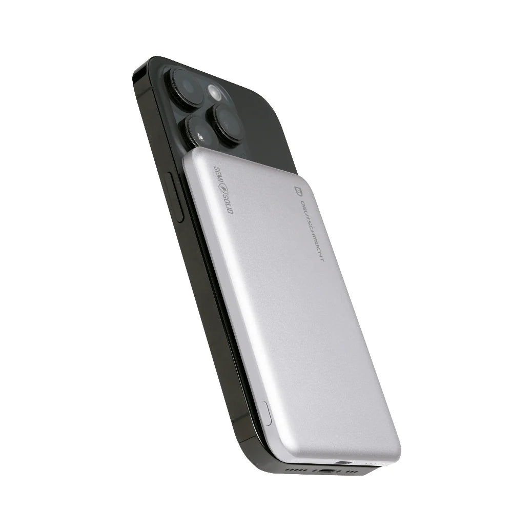 DM DM-PB-100-DC-LC 10000mAh built-in dual-wire mobile charger (USB type-C and lightning)