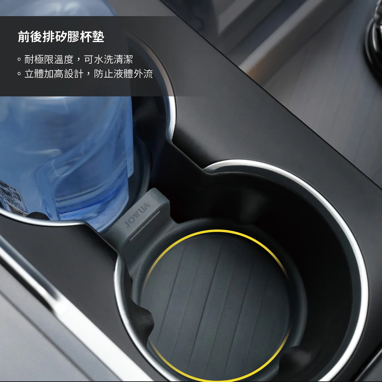 JOWUA 中控收納組 (中控儲物盒+中控底墊+水杯墊2入) (2024+ Highland 3)