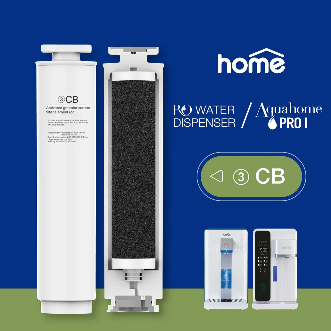 DM PAC+CB+RO filter element (Home RO/Aquahome Pro1)