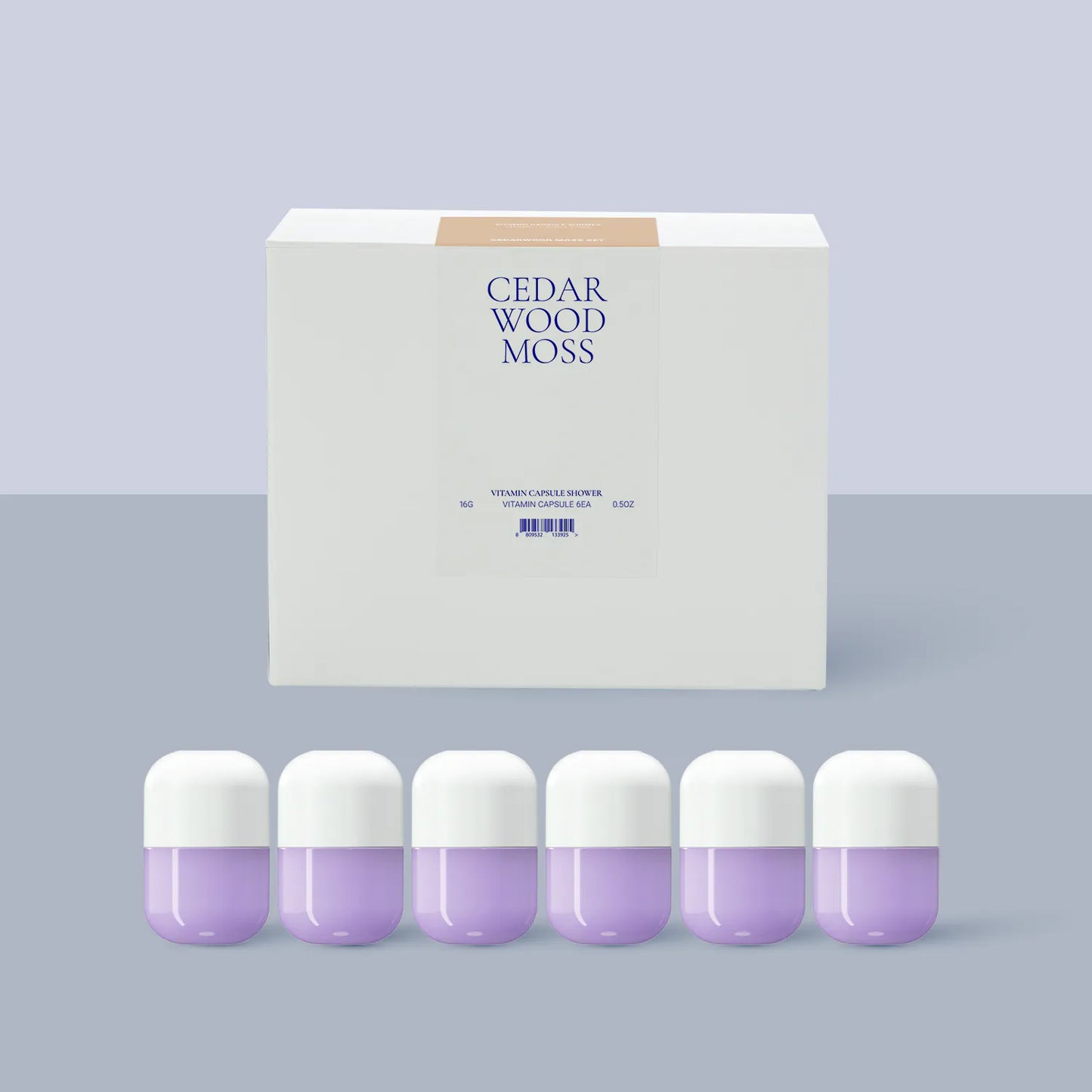 Cedarwood Moss Aromatherapy Vitamin C Chlorine Removal Capsules (6 pieces)