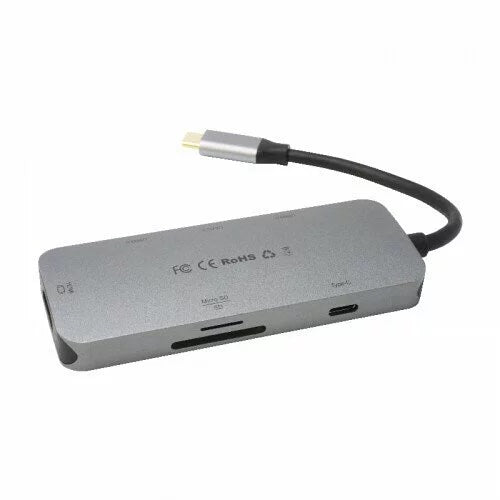 DM DM-DHUB-H10 7 in 1 Type-C Computer Hub Portable 7 in 1 adapter