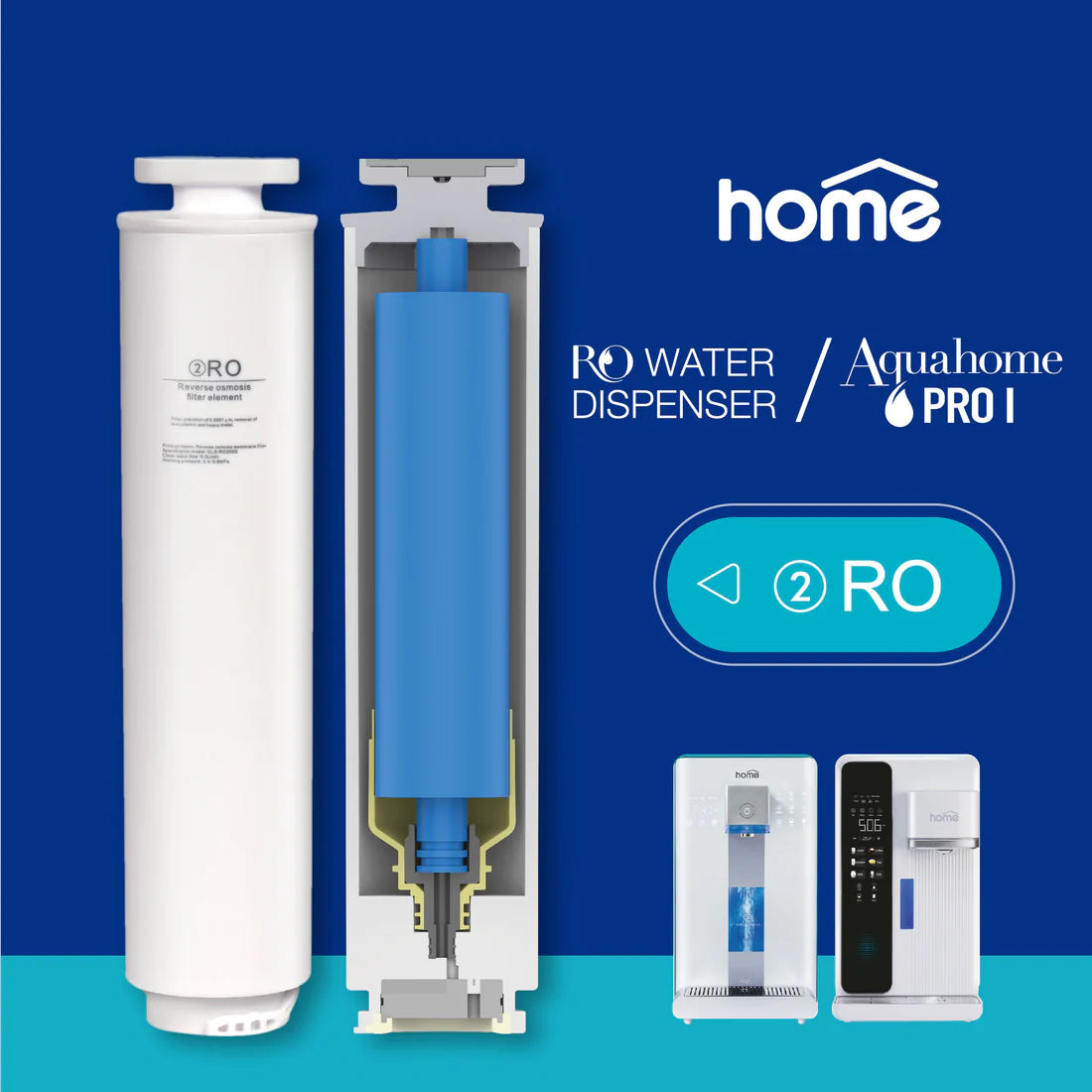 DM PAC+CB+RO filter element (Home RO/Aquahome Pro1)