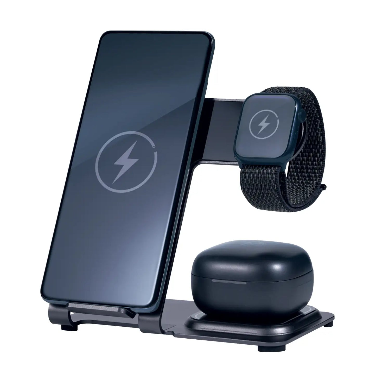 DM DM-ALWCS3-BK 3IN1 Magnetic Wireless Charging Stand