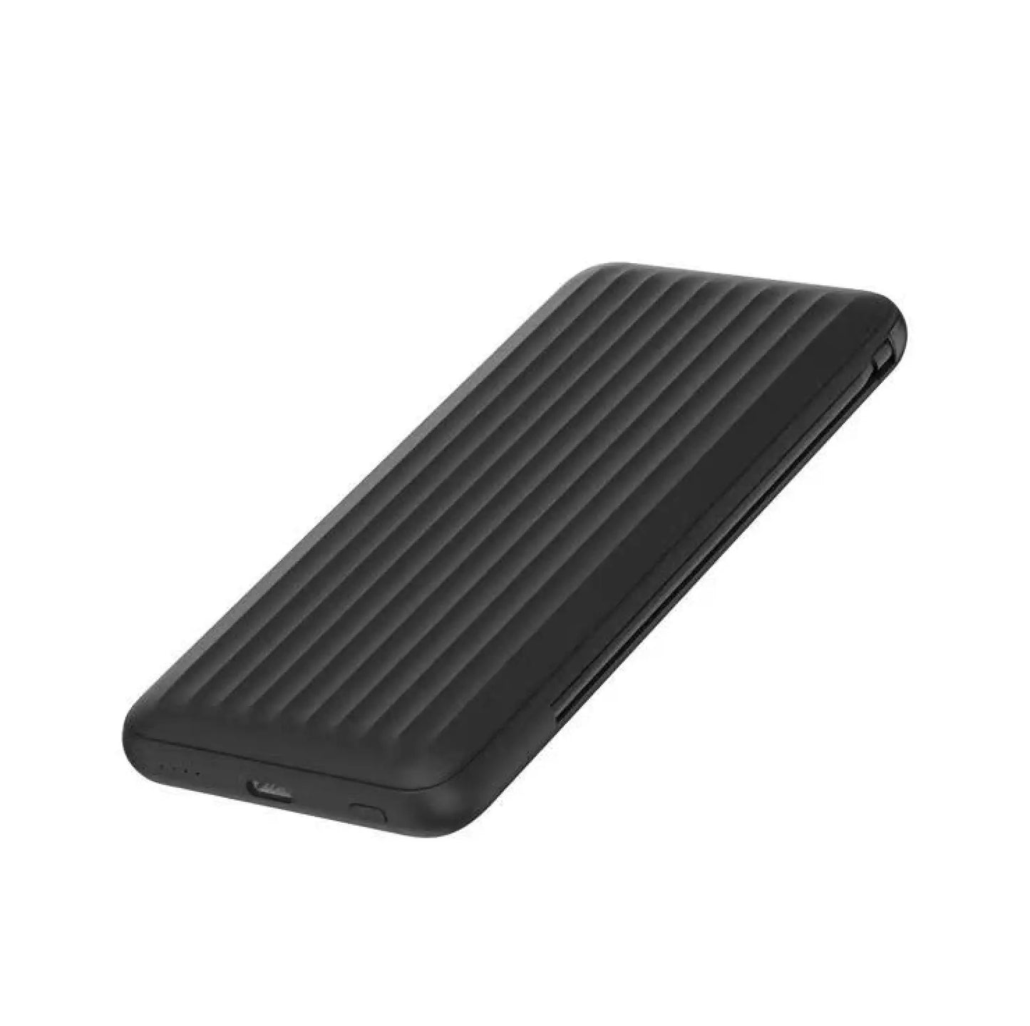 DM DM-PB-100-DC-LC 10000mAh built-in dual-wire mobile charger (USB type-C and lightning)