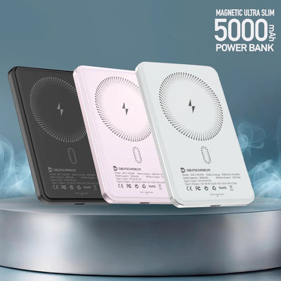 DM DM-PB-100-DC-LC 10000mAh built-in dual-wire mobile charger (USB type-C and lightning)