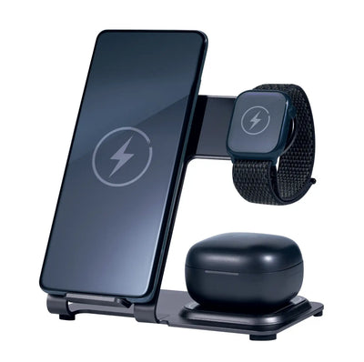 DM-ALWCS3-BK 3IN1 Magnetic wireless charging stand 