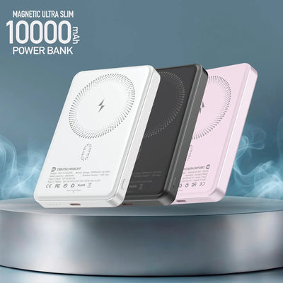 DM DM-PB-100-DC-LC 10000mAh built-in dual-wire mobile charger (USB type-C and lightning)
